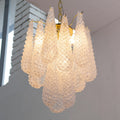 Murano Clear Drop Chandelier Ø36 – 15 Drops