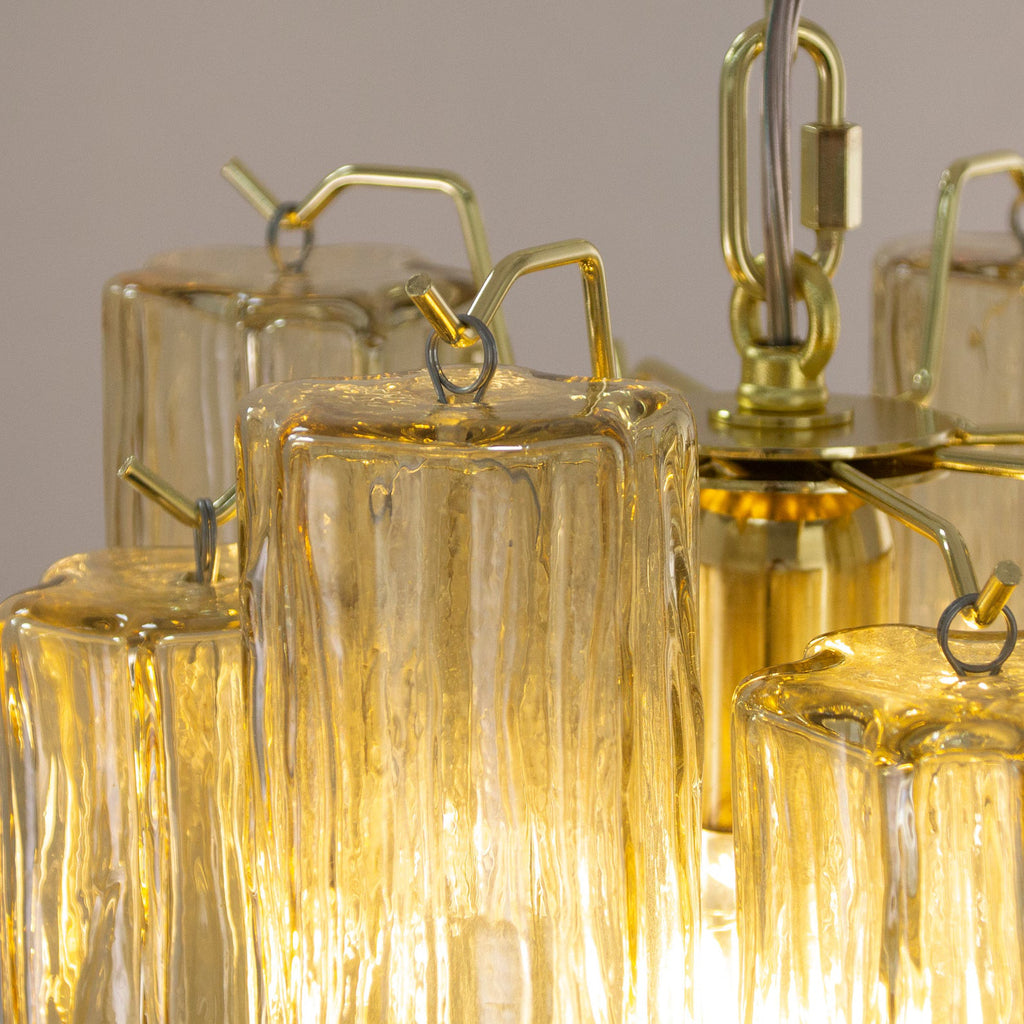 Murano Pagliesco Tronchi Chandelier Ø28