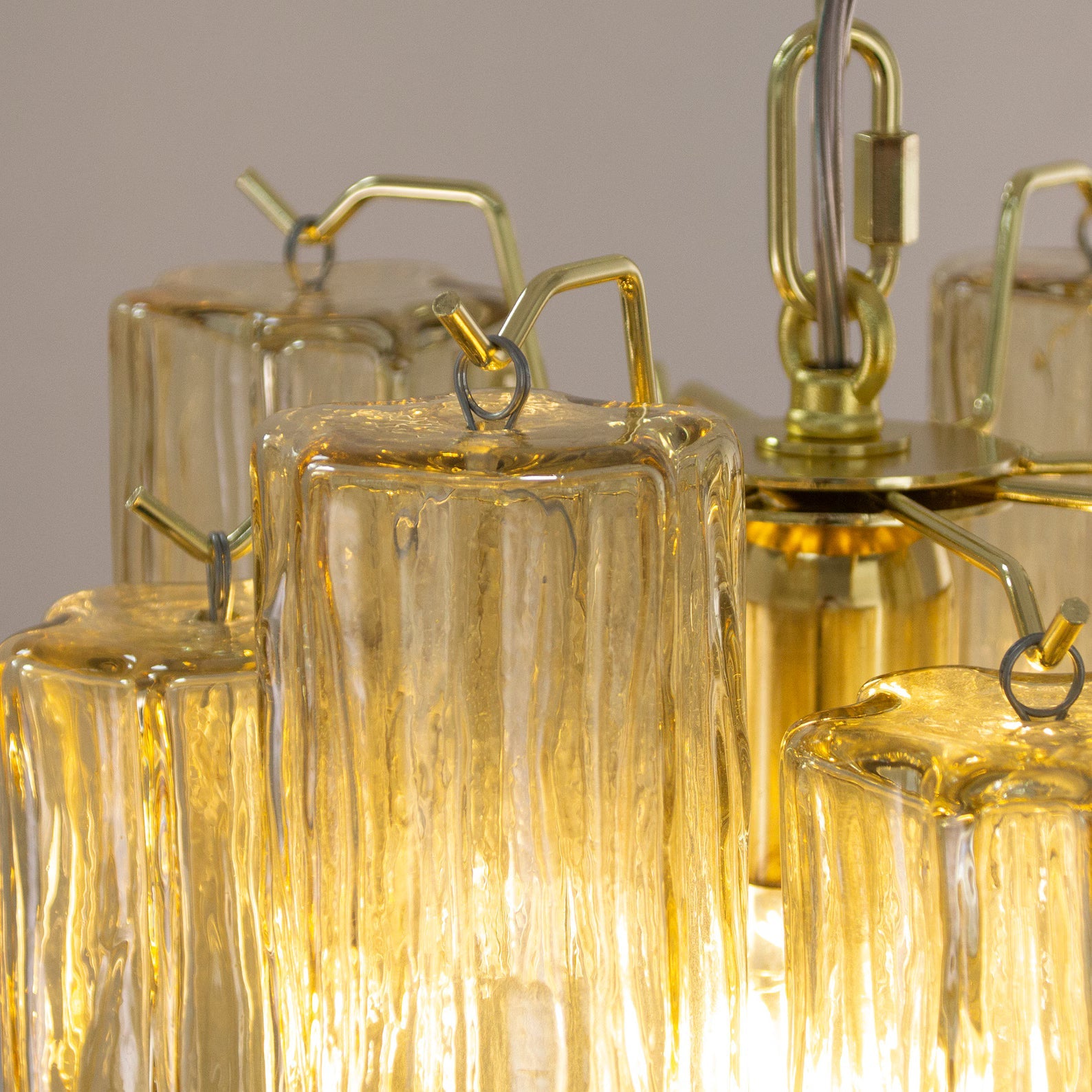 Murano Pagliesco Tronchi Chandelier Ø28