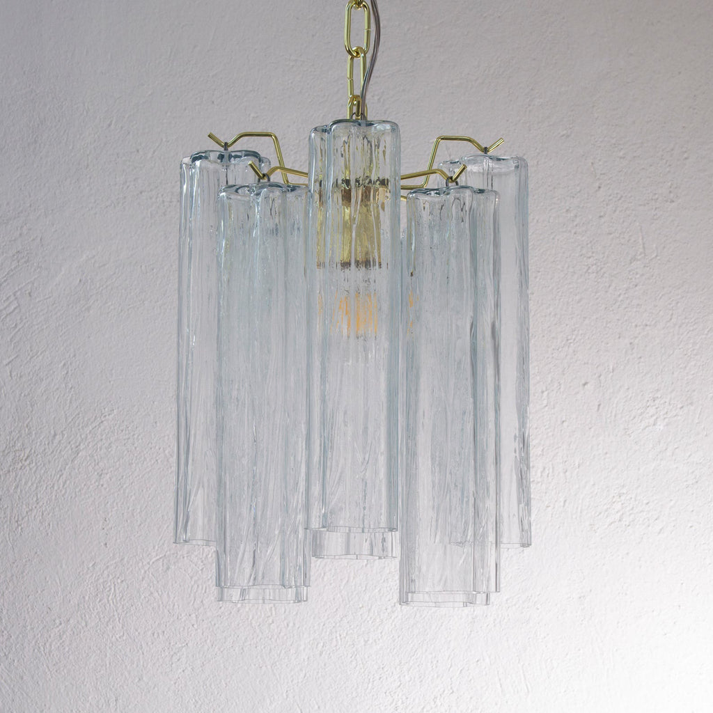 Murano Clear Tronchi Chandelier Ø28 - 8 Tubes
