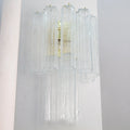 Murano Clear Tronchi Wall Sconces – Set of 2