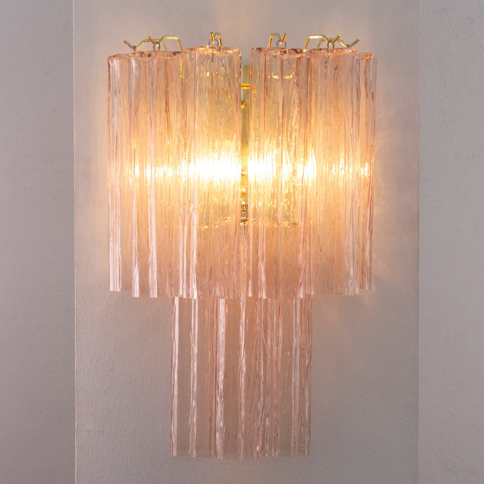 Murano Cipria Tronchi Wall Sconces – Set of 2