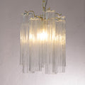 Murano Clear Tronchi Chandelier Ø28 - 8 Tubes