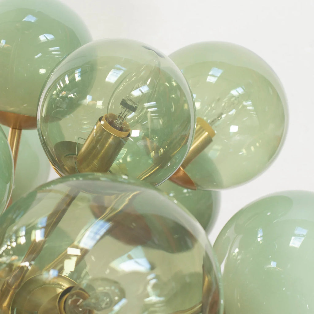 Murano Sputnik Chandelier Ø90 – Light Green