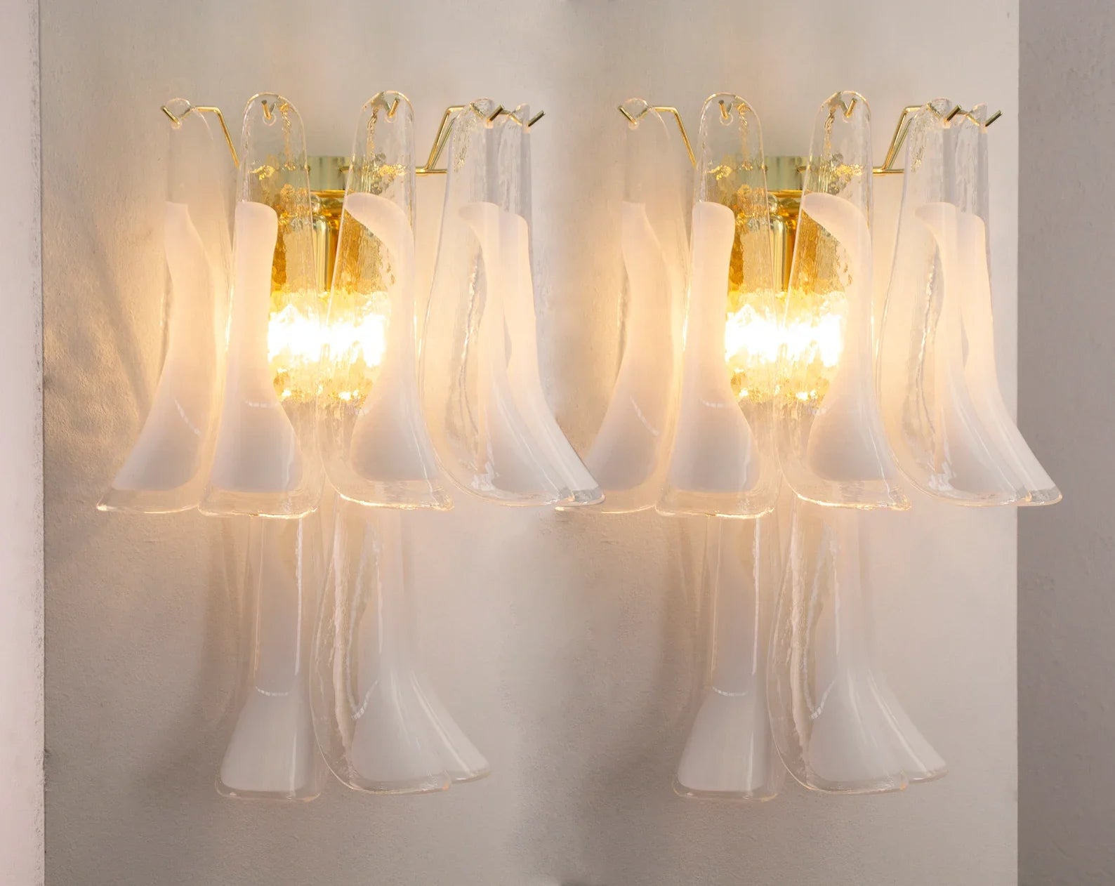 Murano Petali Wall Sconces – Set of 2
