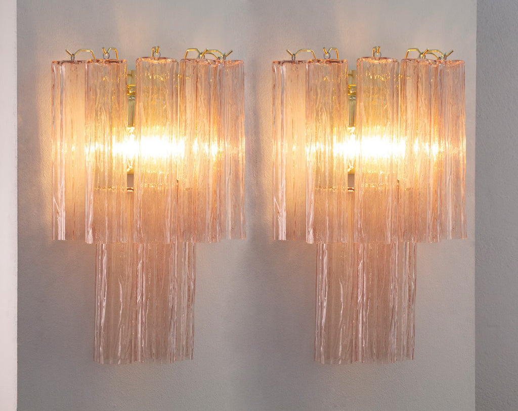 Murano Cipria Tronchi Wall Sconces – Set of 2
