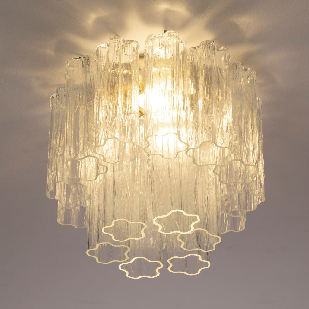 Murano Clear Tronchi Ceiling Lights