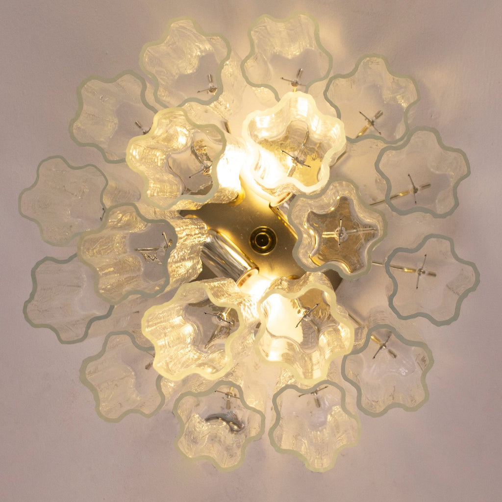 Murano Clear Tronchi Ceiling Lights