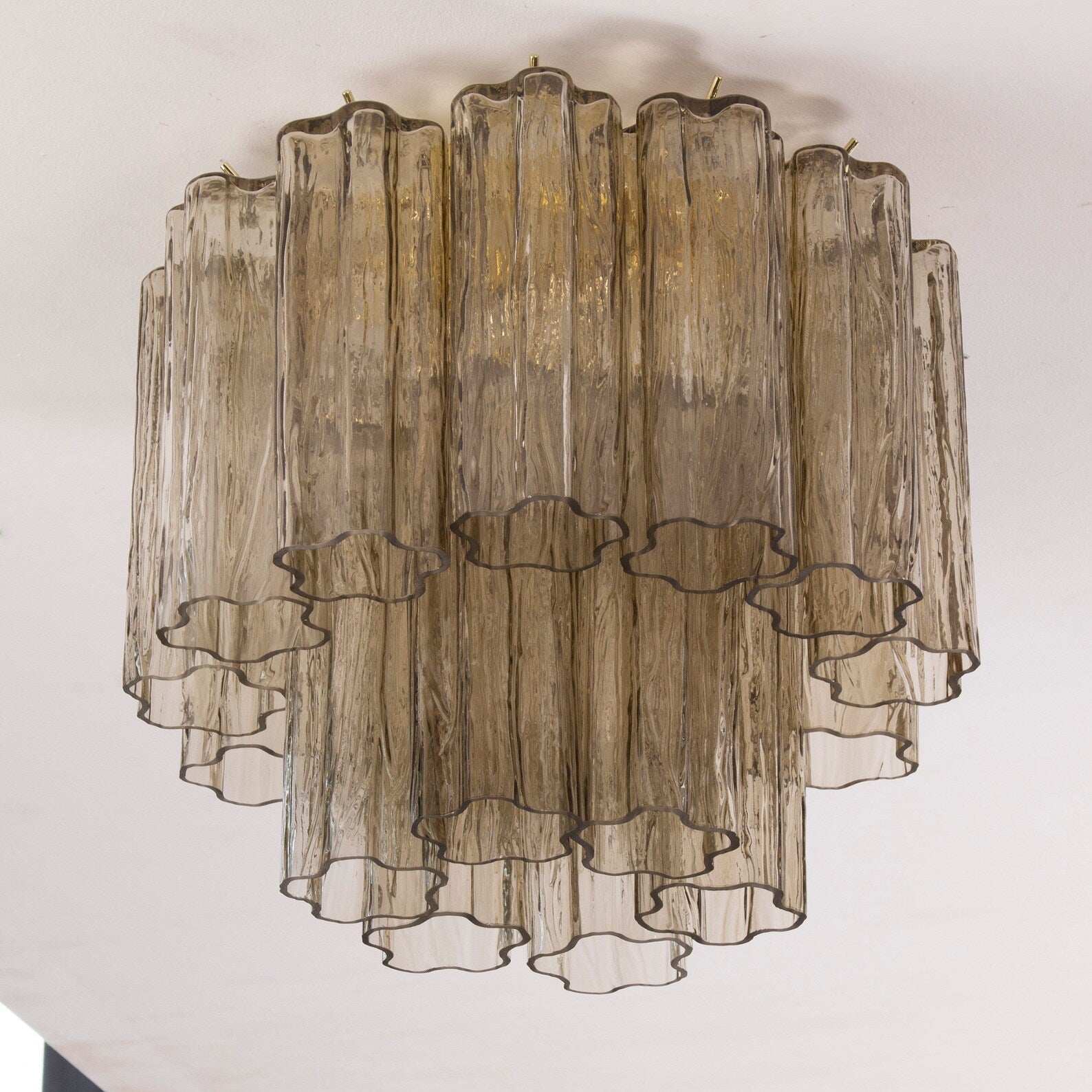 Murano Fume Tronchi Ceiling Lamp