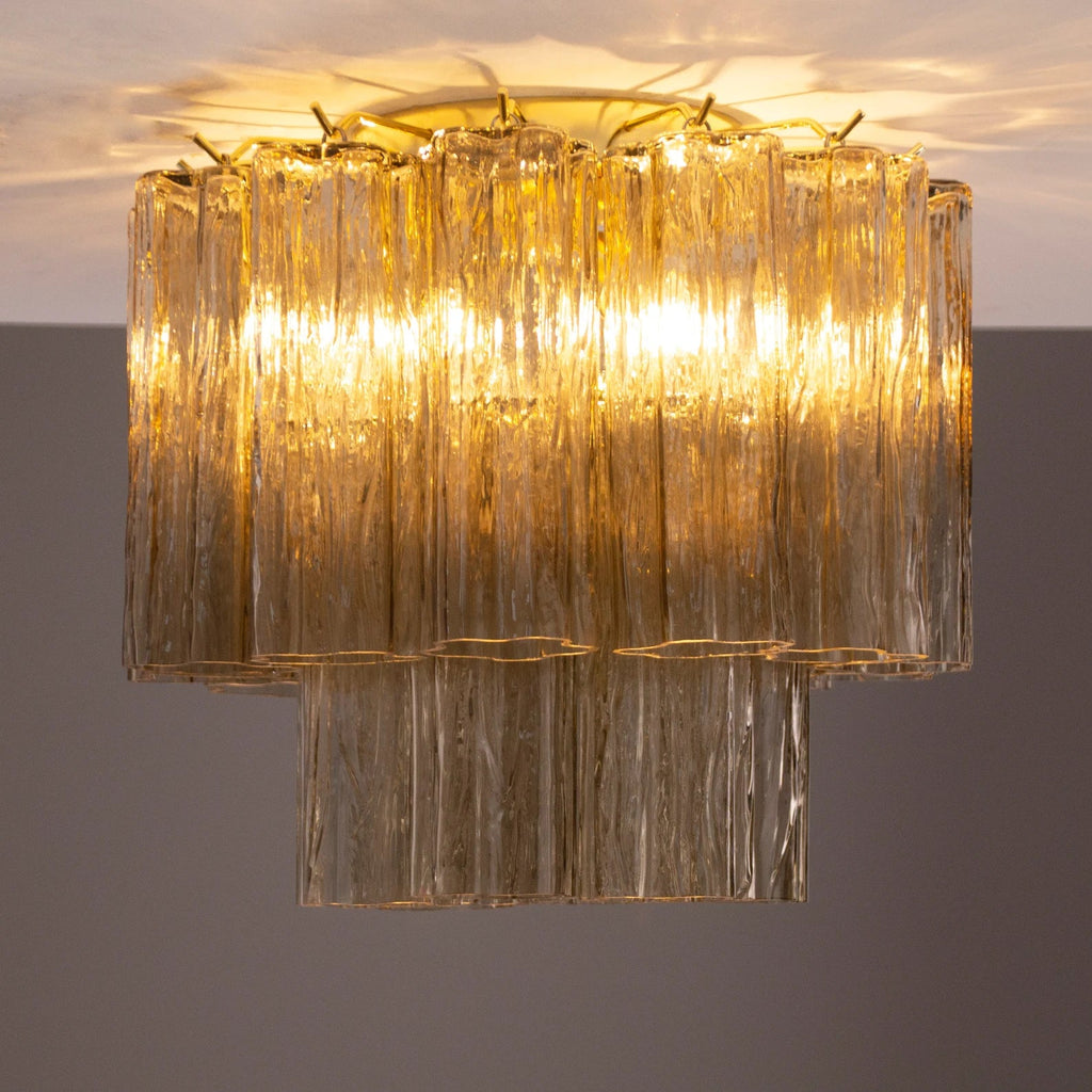 Murano Fume Tronchi Ceiling Lamp