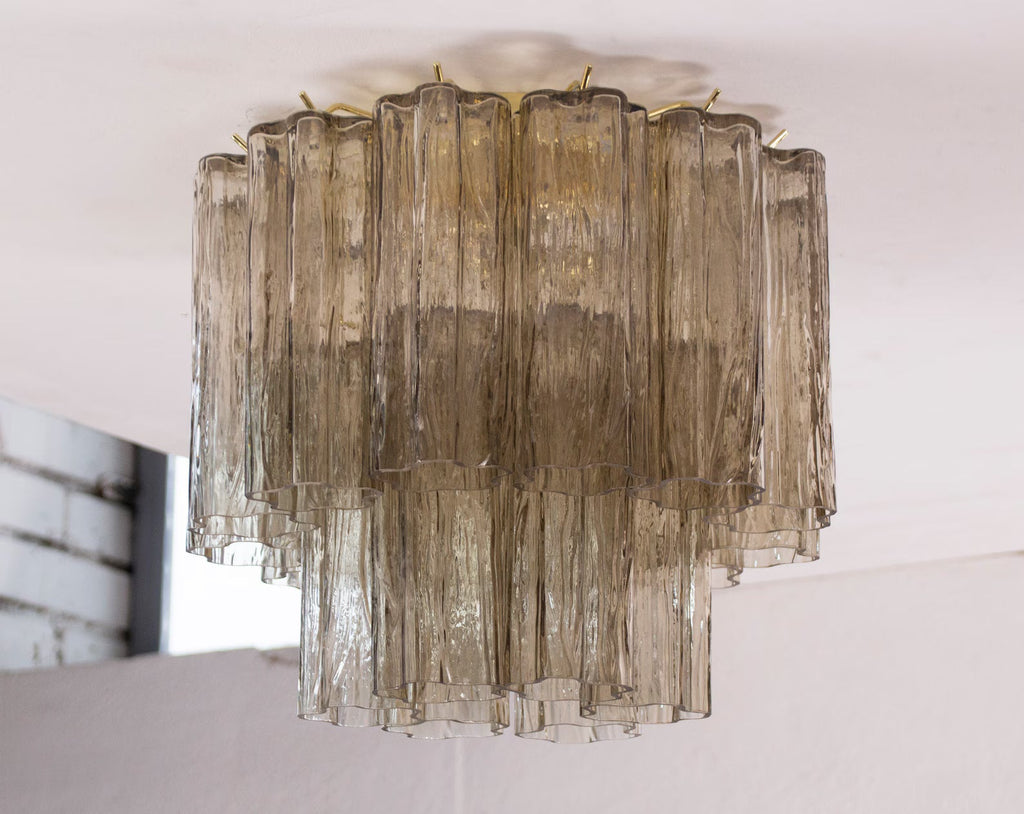 Murano Fume Tronchi Ceiling Lamp