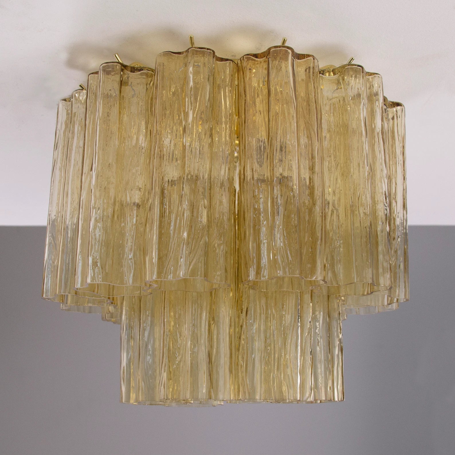 Murano Pagliesco Tronchi Ceiling Lights