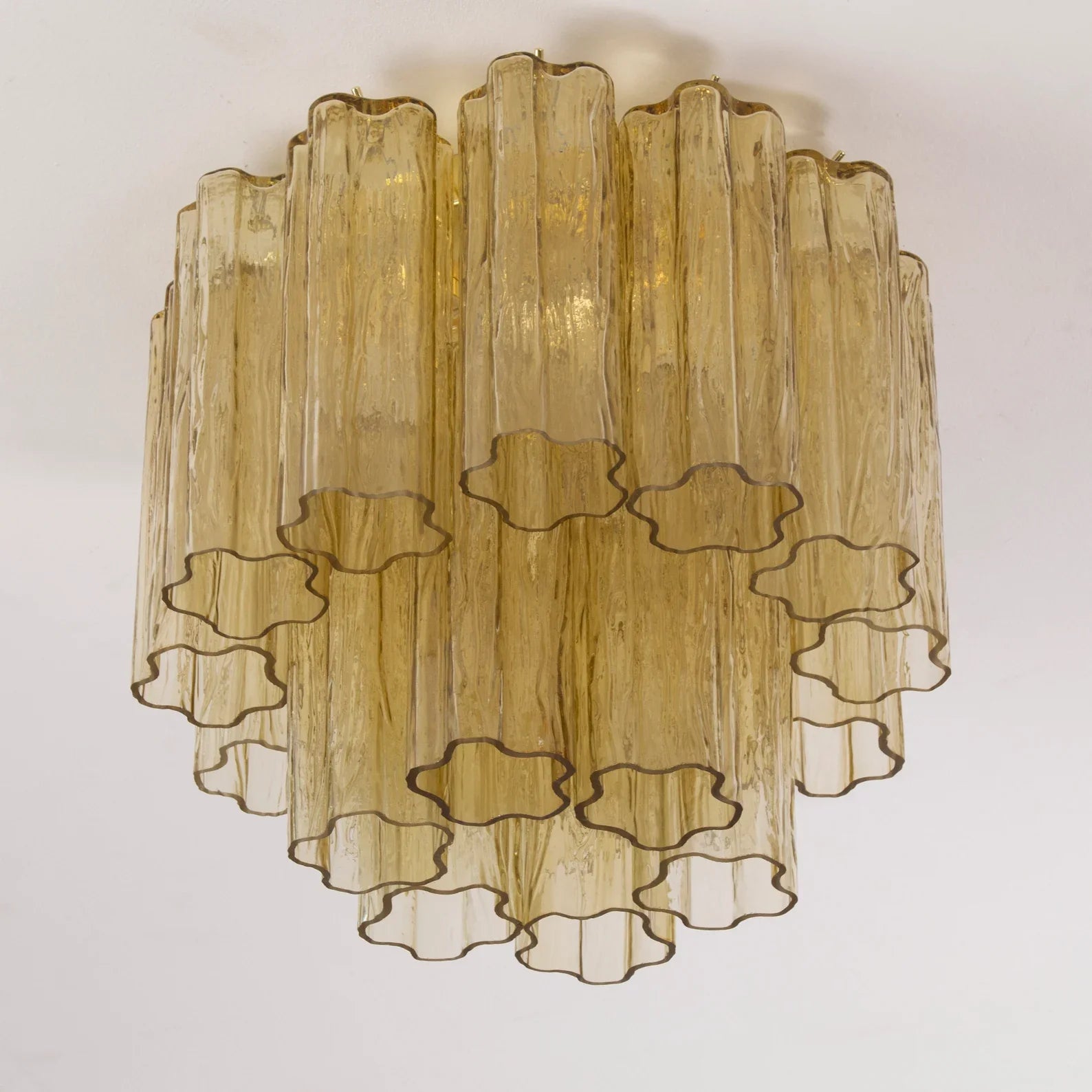 Murano Pagliesco Tronchi Ceiling Lights