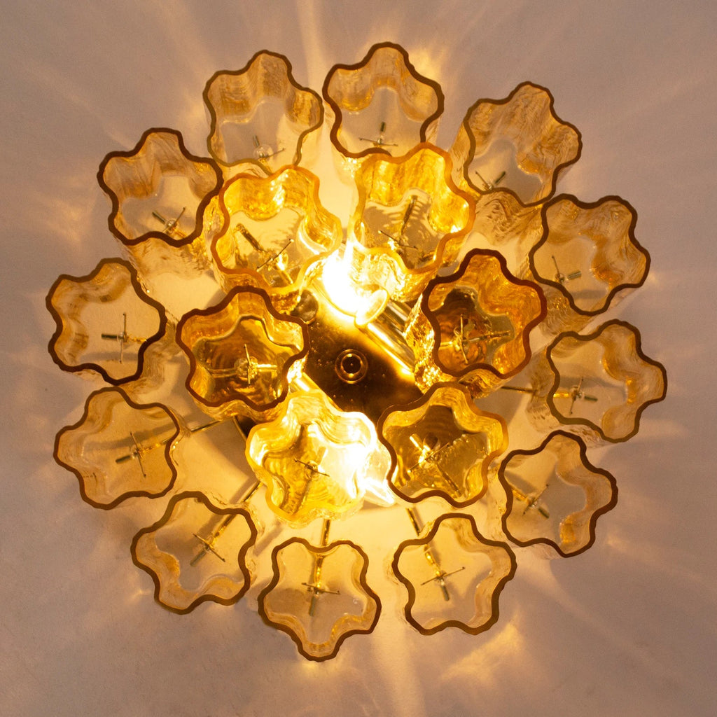 Murano Pagliesco Tronchi Ceiling Lights