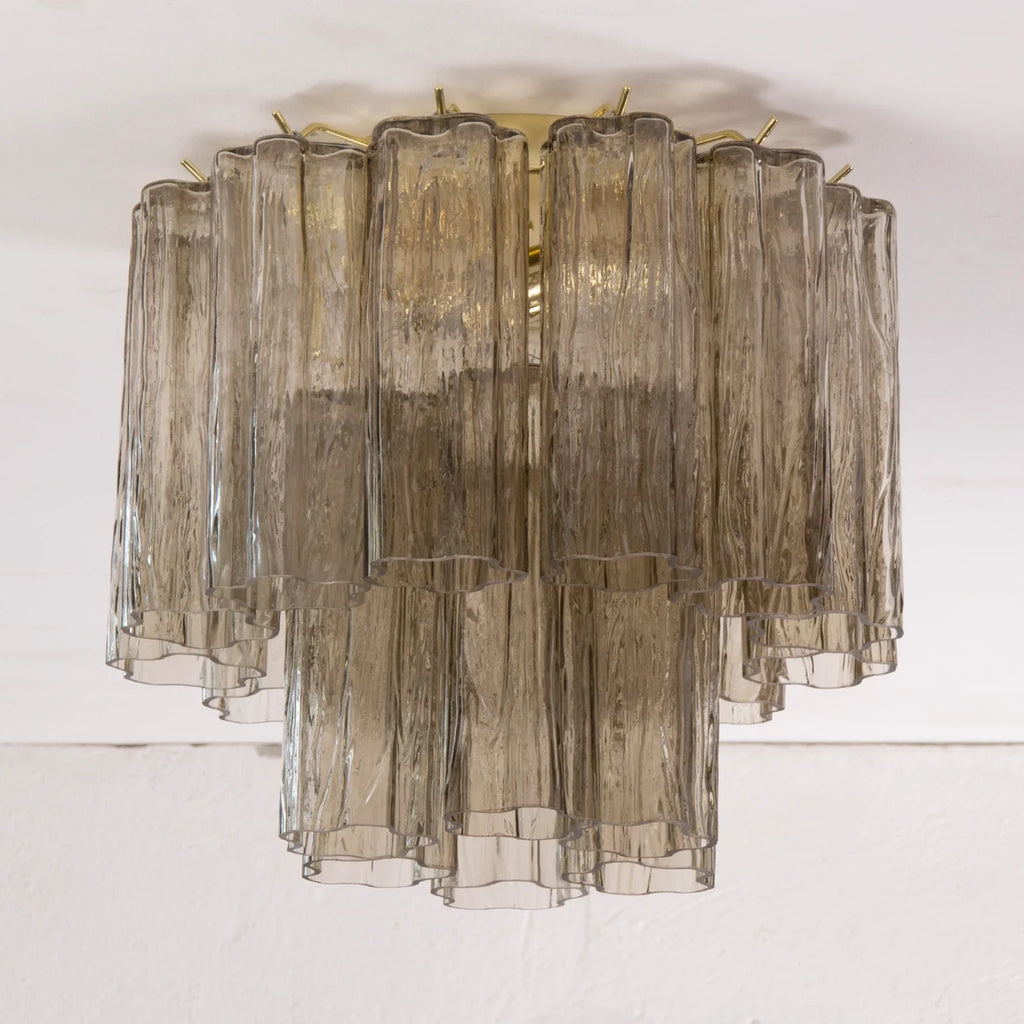 Murano Fume Tronchi Ceiling Lamp