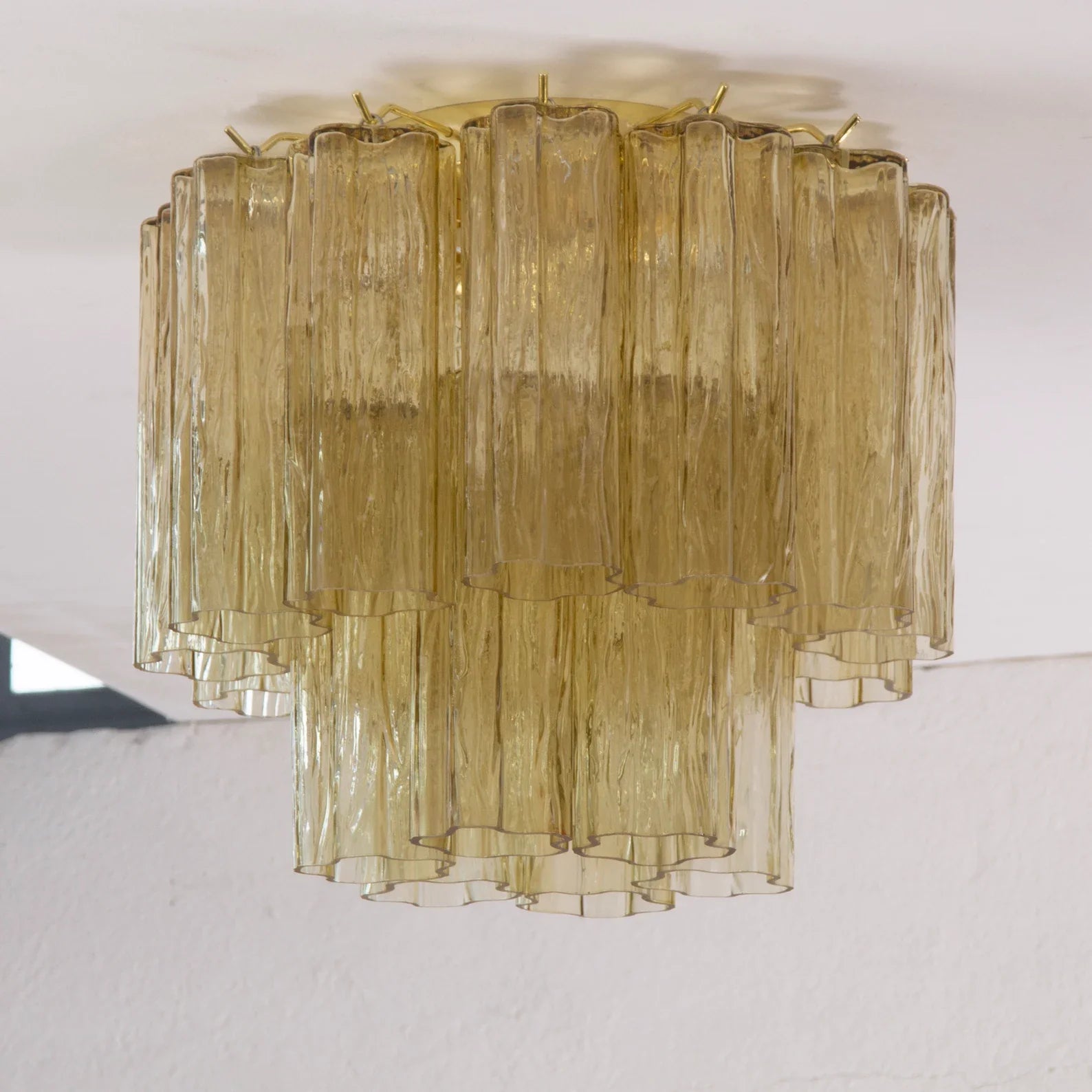Murano Pagliesco Tronchi Ceiling Lights