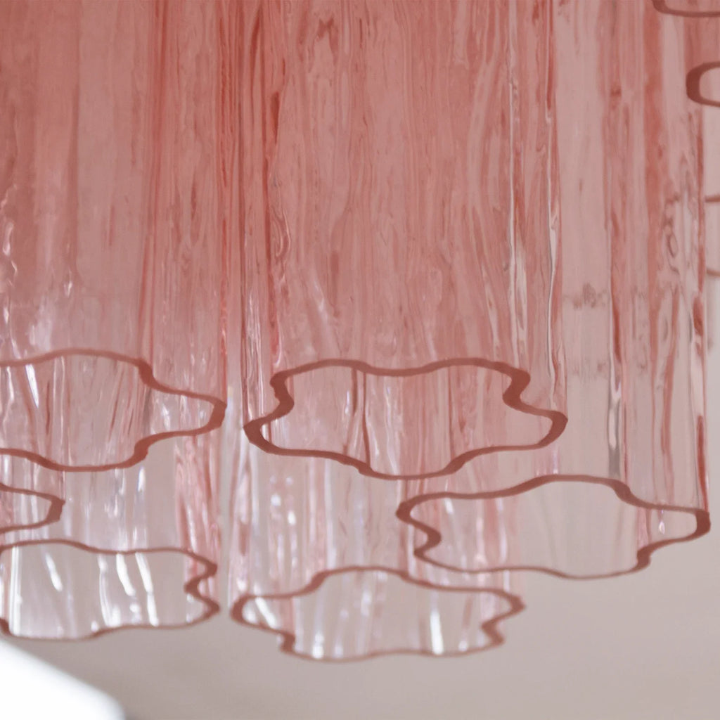 Murano Pink Tronchi Ceiling Lamp