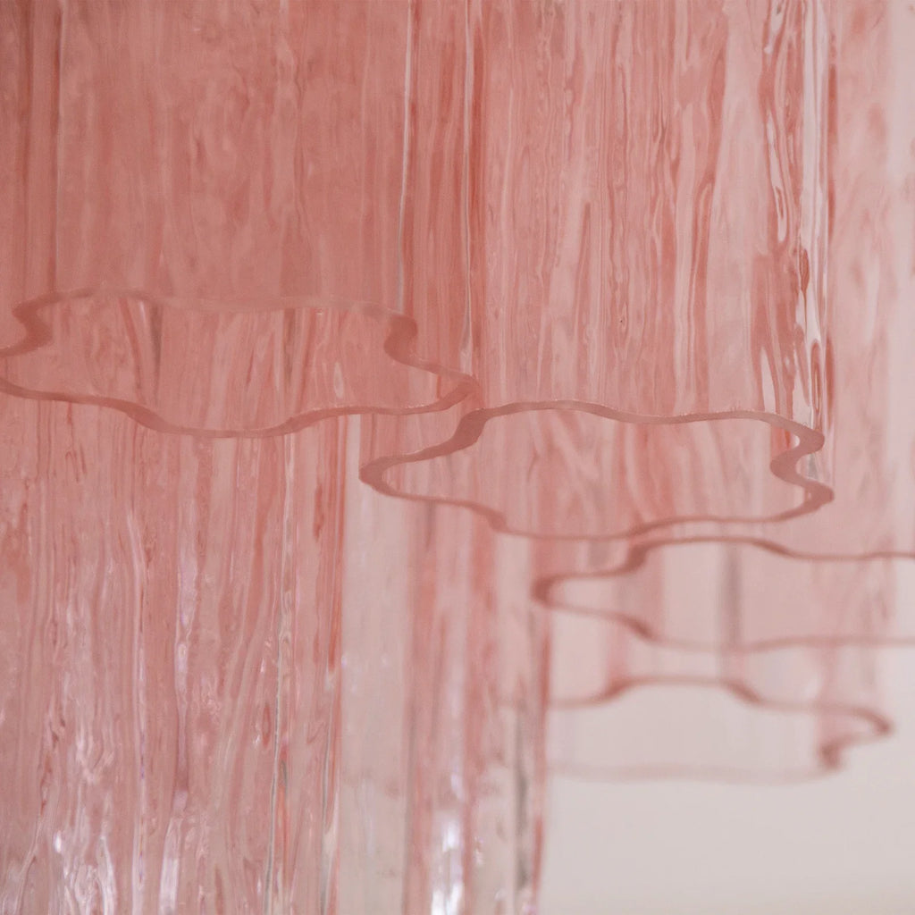 Murano Pink Tronchi Ceiling Lamp