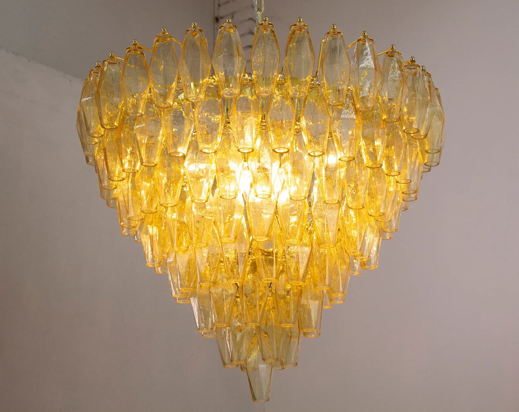 Murano Camomilla Poliedri Chandelier Ø75
