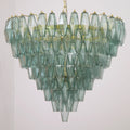 Murano Verde Rialto Poliedri Chandelier Ø75
