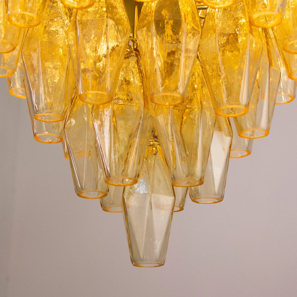 Murano Camomilla Poliedri Chandelier Ø75