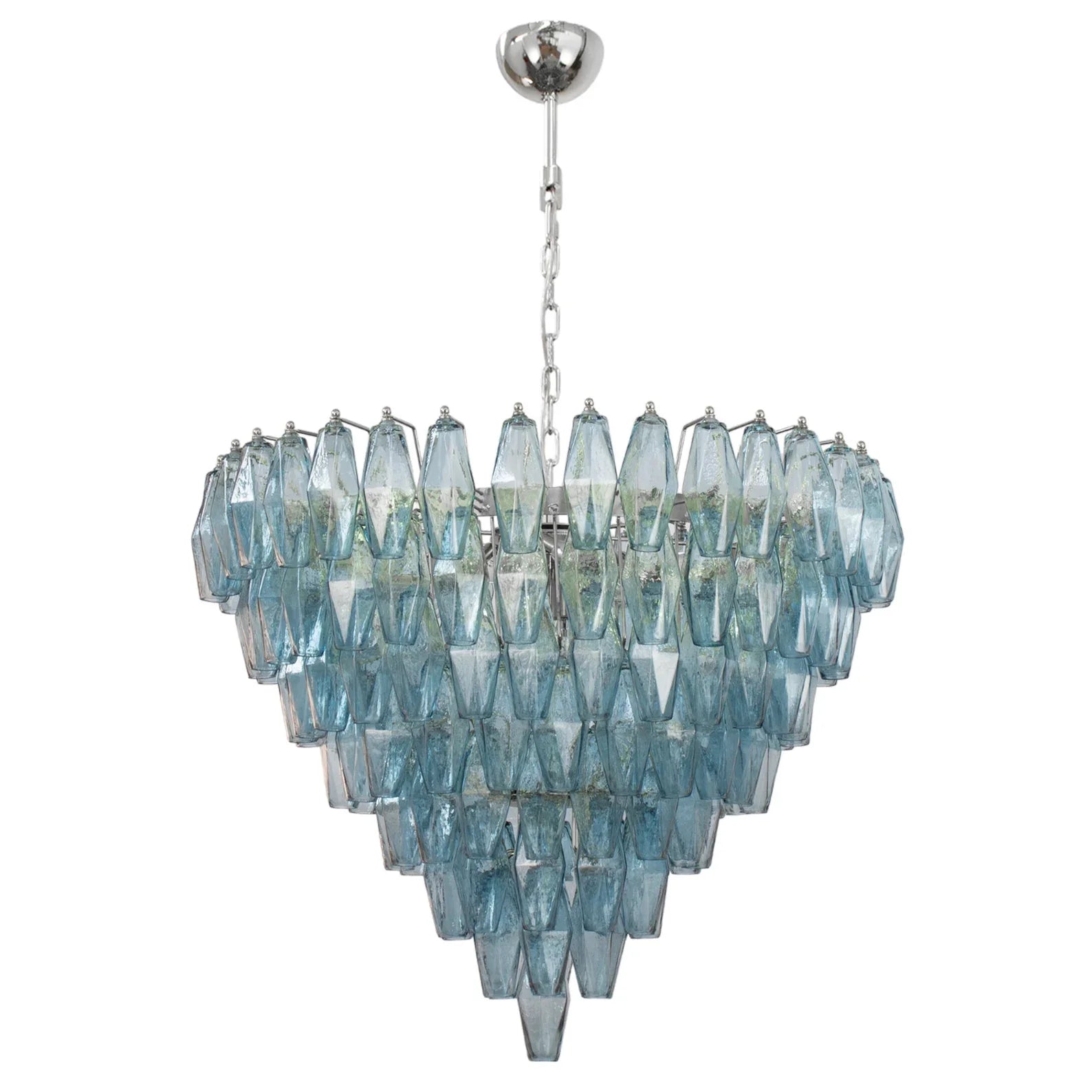 Murano Avio Poliedri Chandelier 143 Glasses