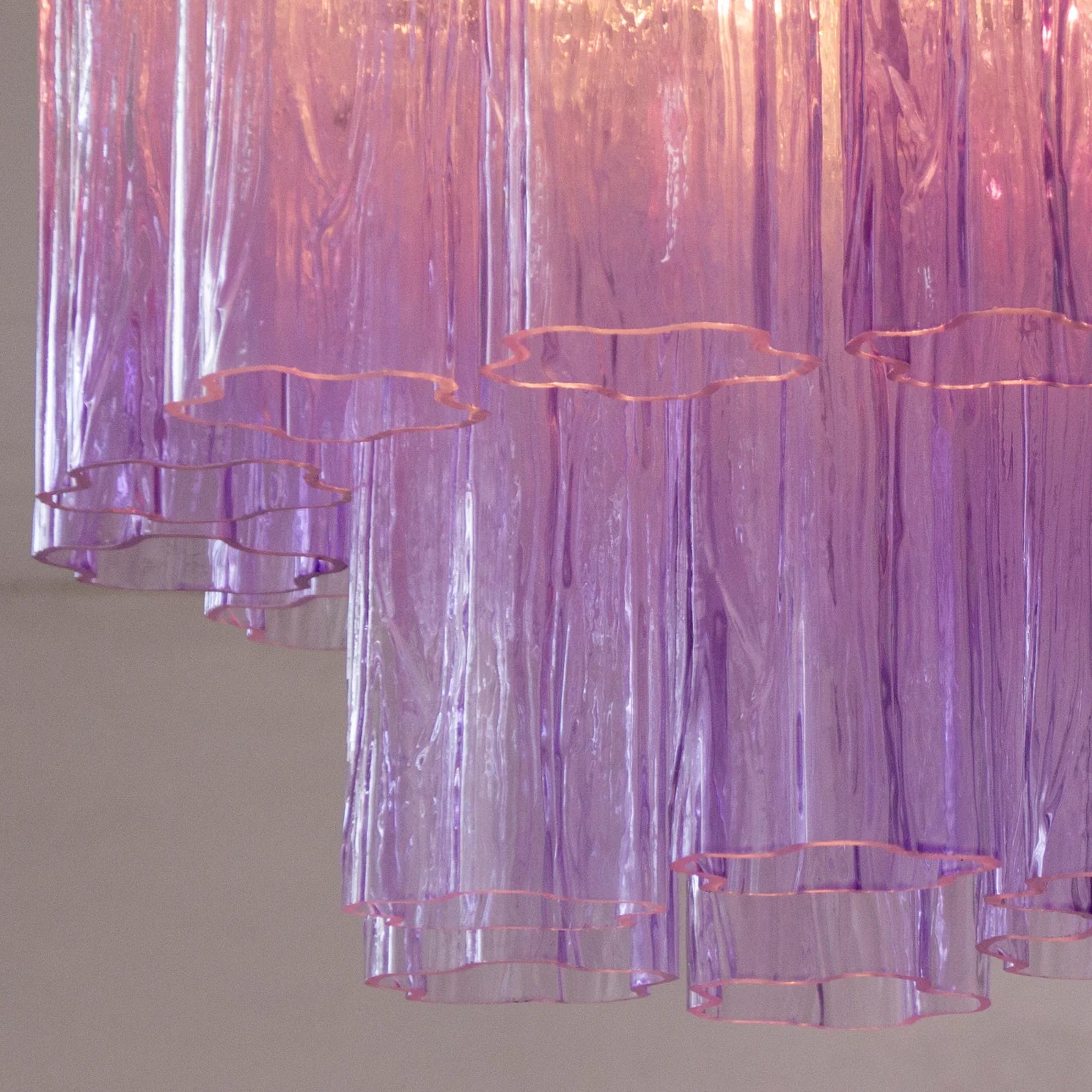 Murano Wisteria Glicine Tronchi Ceiling Lamp