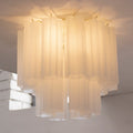 Murano White Tronchi Ceiling Lamp