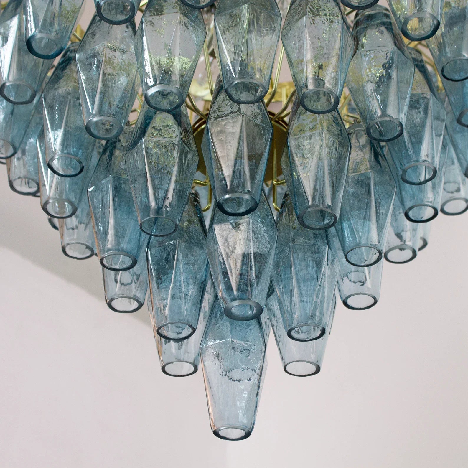 Murano Avio Poliedri Chandelier 143 Glasses