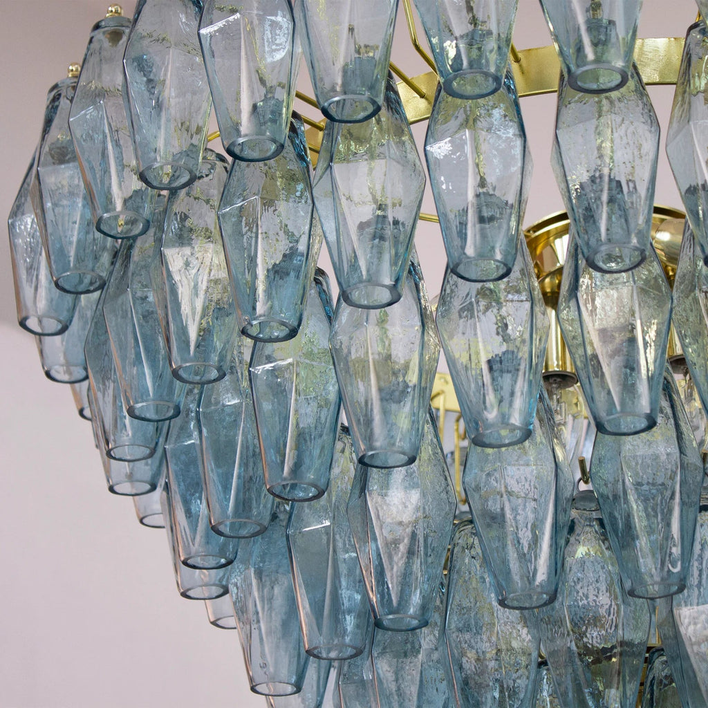 Murano Avio Poliedri Chandelier 143 Glasses