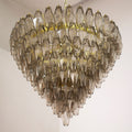 Murano Smoke Poliedri Chandelier Ø75