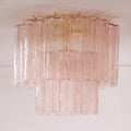 Murano Light Pink Tronchi Ceiling Lamp
