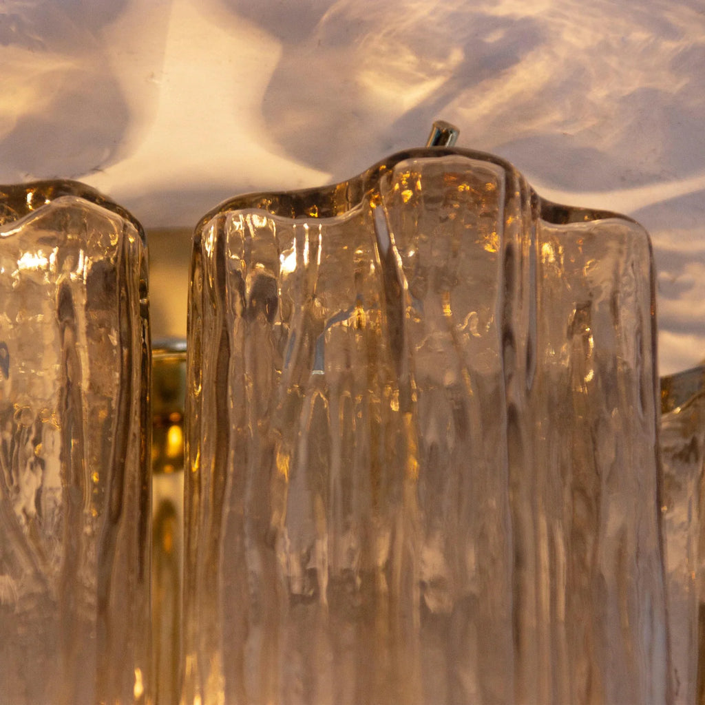 Murano Fume Tronchi Ceiling Lamp 6 Tubes