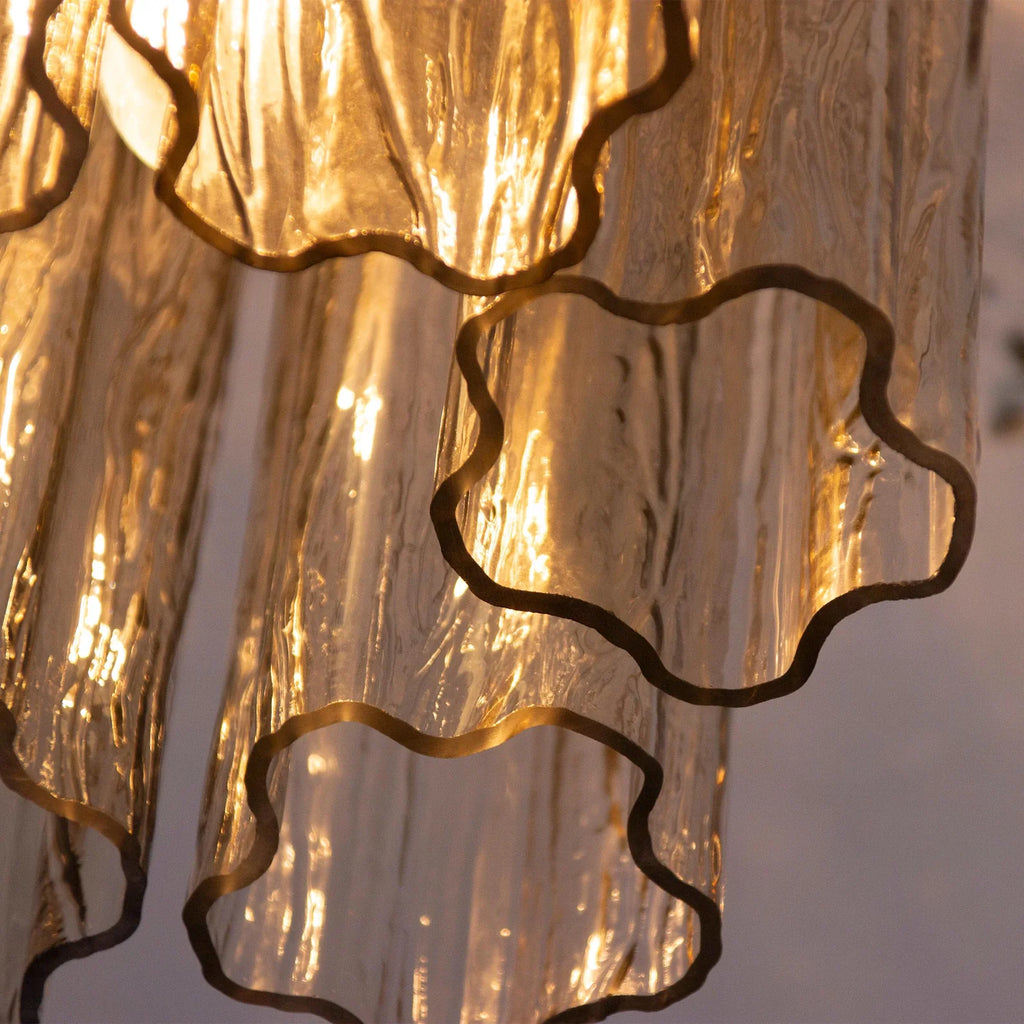 Murano Fume Tronchi Ceiling Lamp 6 Tubes
