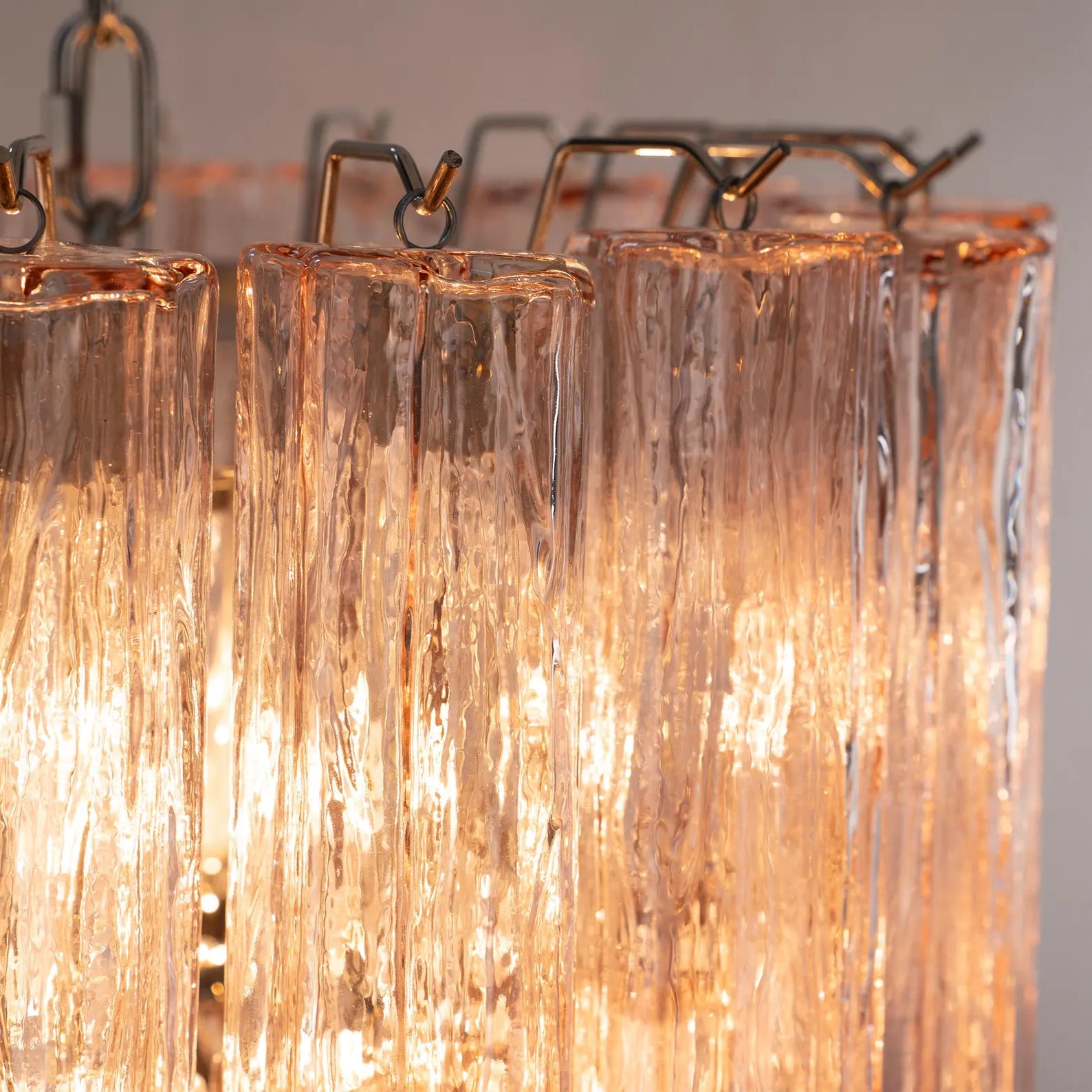 Murano Cipria Tronchi Chandelier Ø65 - 48 Tubes