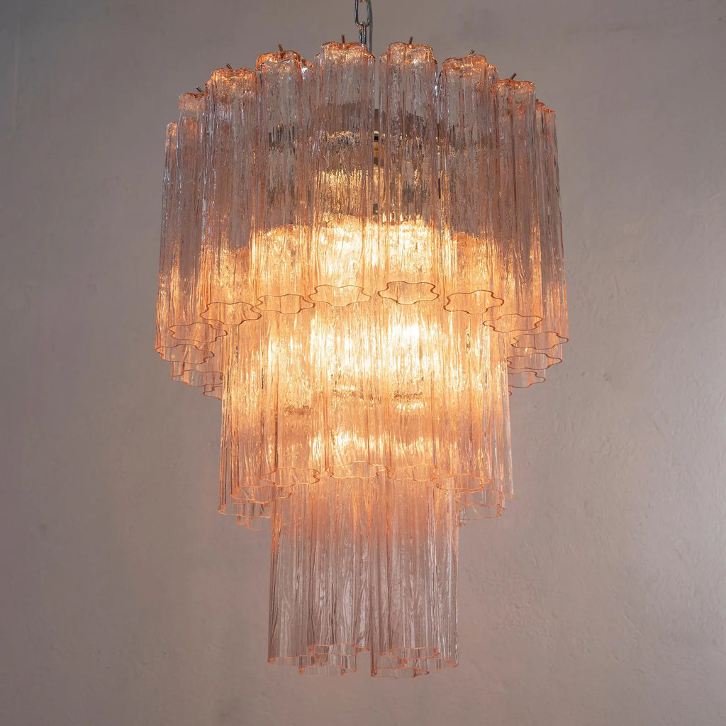 Murano Cipria Tronchi Chandelier Ø65 - 48 Tubes