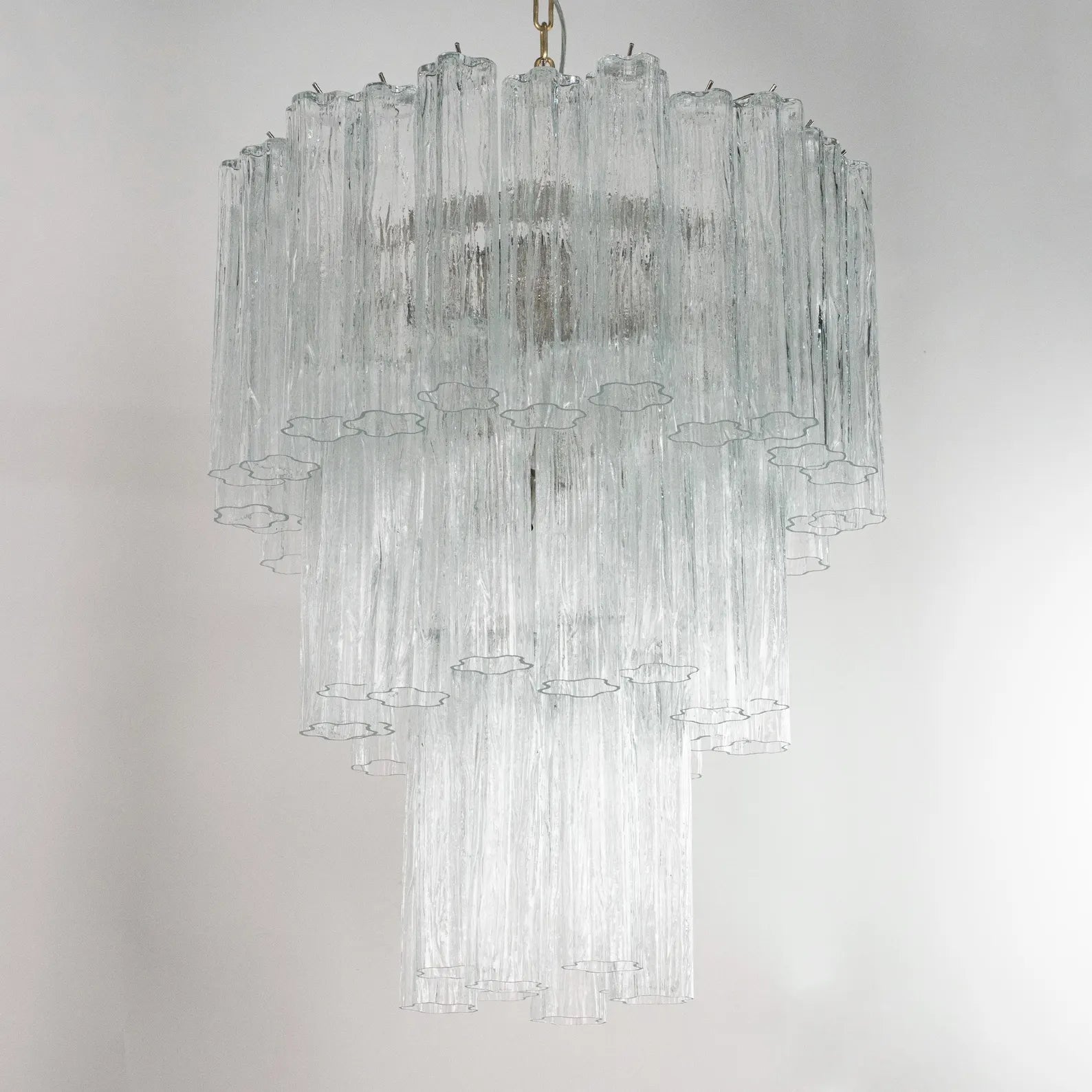 Murano Clear Tronchi Chandelier Ø65 - 48 Tubes