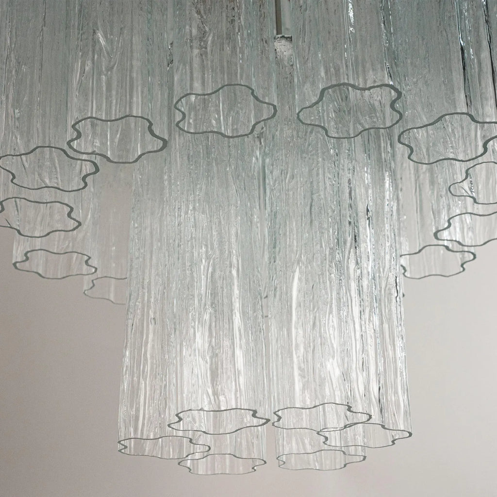Murano Clear Tronchi Chandelier Ø85 - 78 Tubes