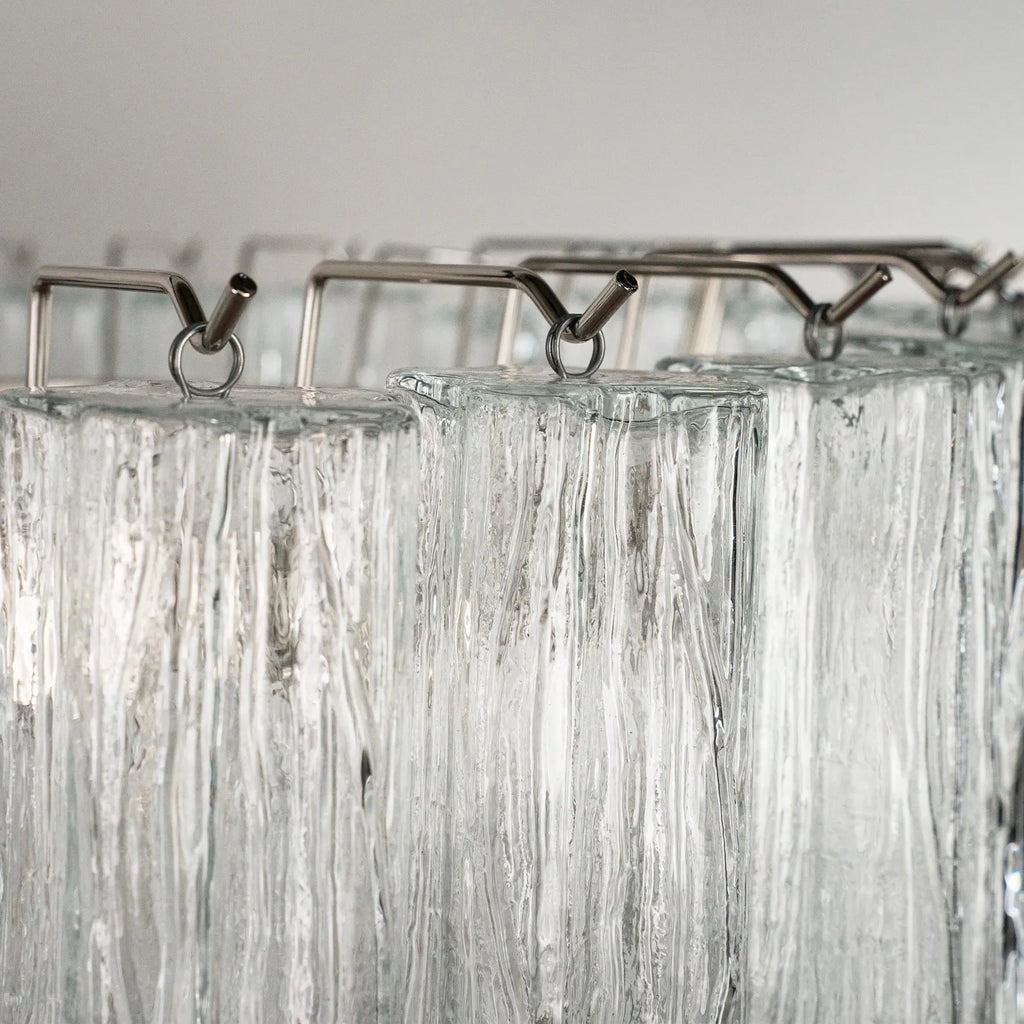 Murano Clear Tronchi Chandelier Ø85 - 78 Tubes