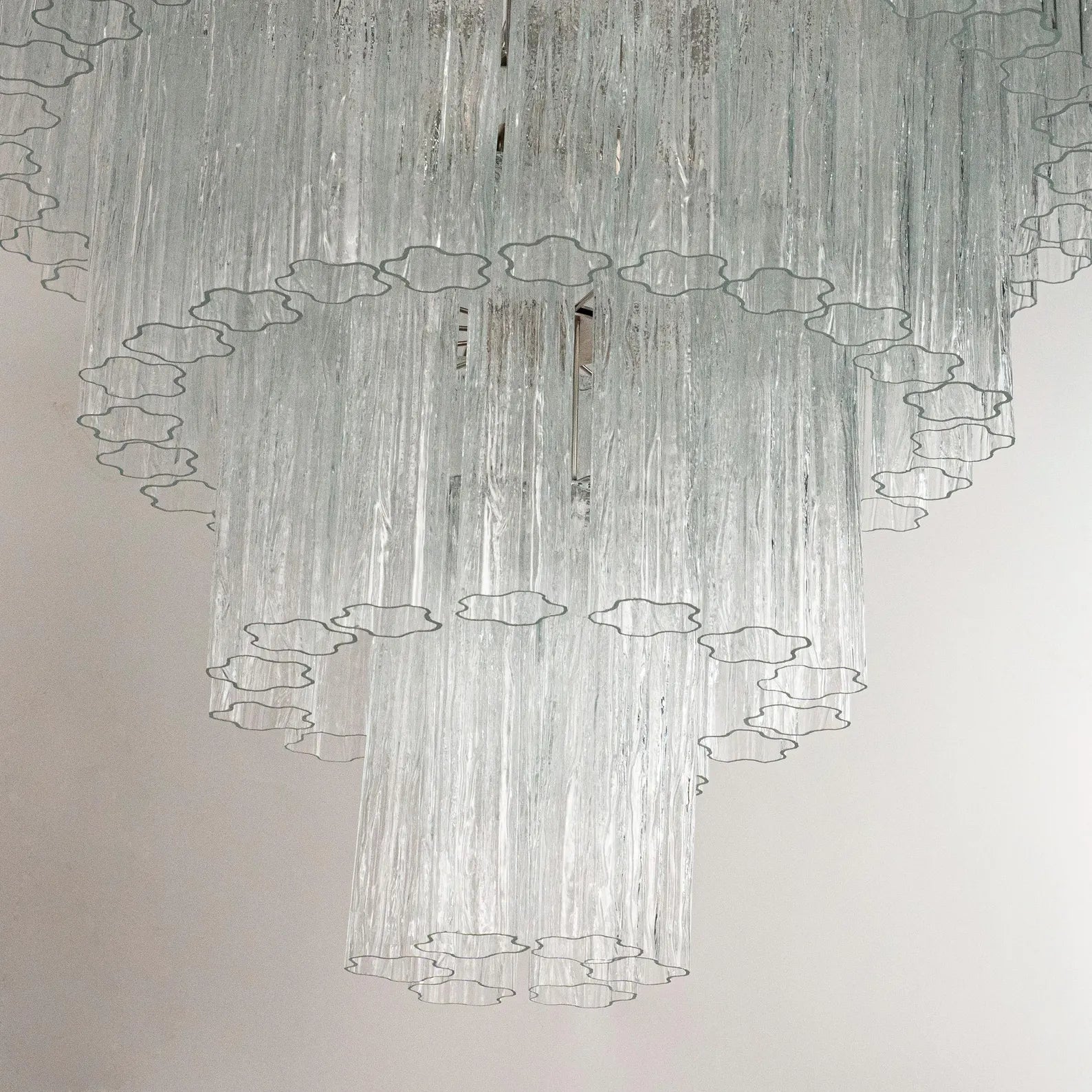 Murano Clear Tronchi Chandelier Ø85 - 78 Tubes