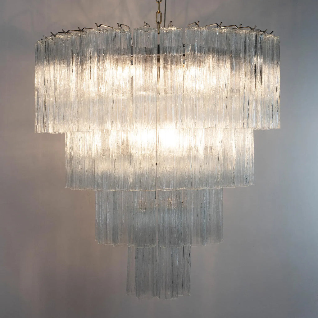 Murano Clear Tronchi Chandelier Ø85 - 78 Tubes
