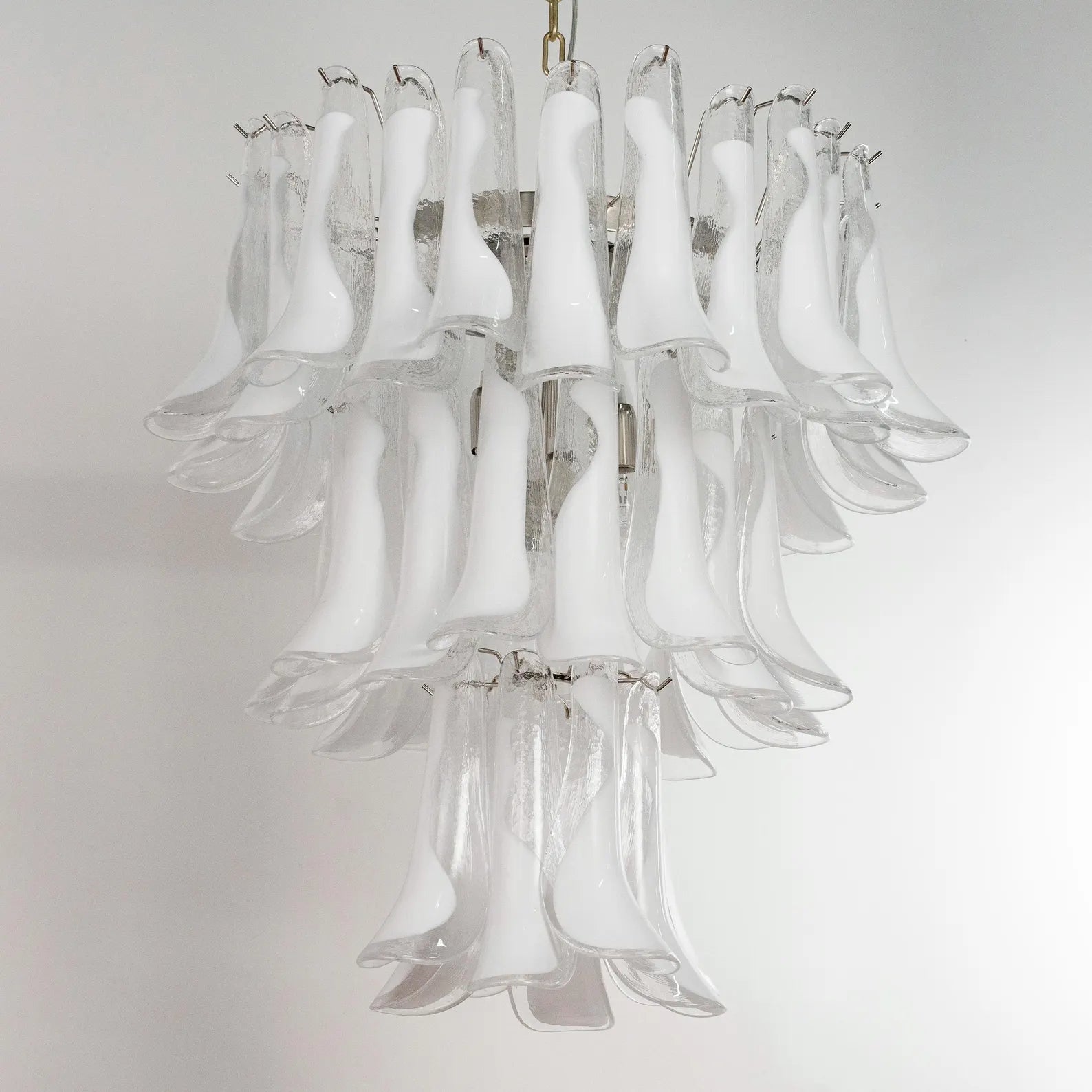 Murano Petali Bianca Chandelier Ø75