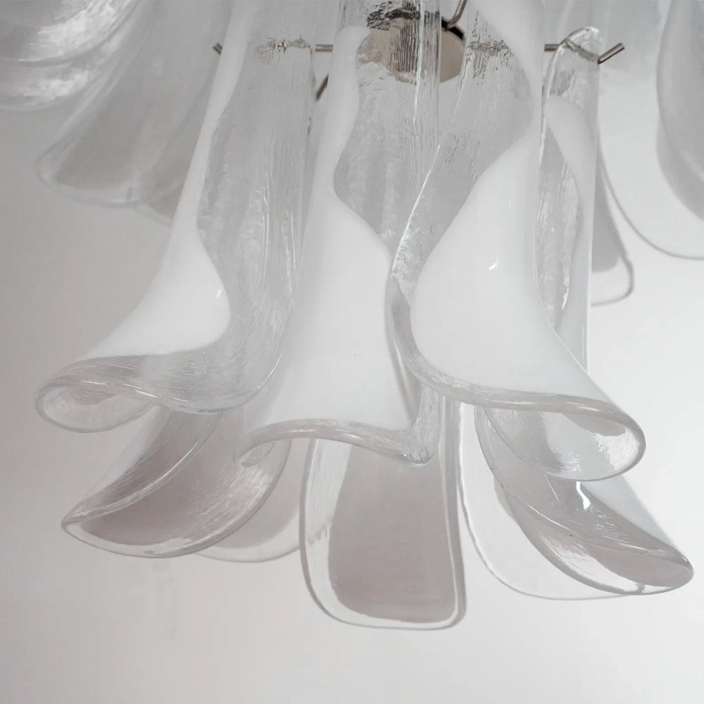Murano Petali Bianca Chandelier Ø75