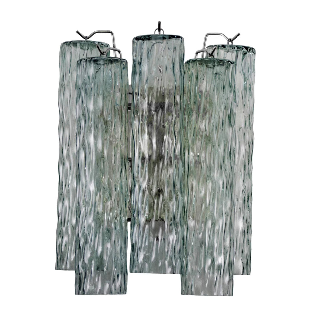 Murano Rialto Green Tubi Wall Sconce