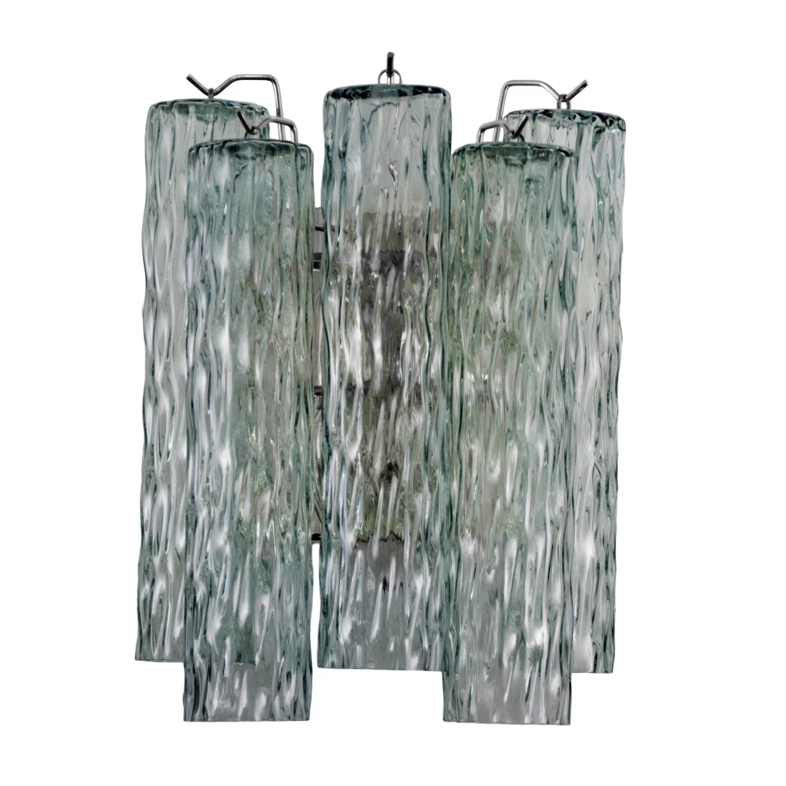 Murano Rialto Green Tubi Wall Sconce