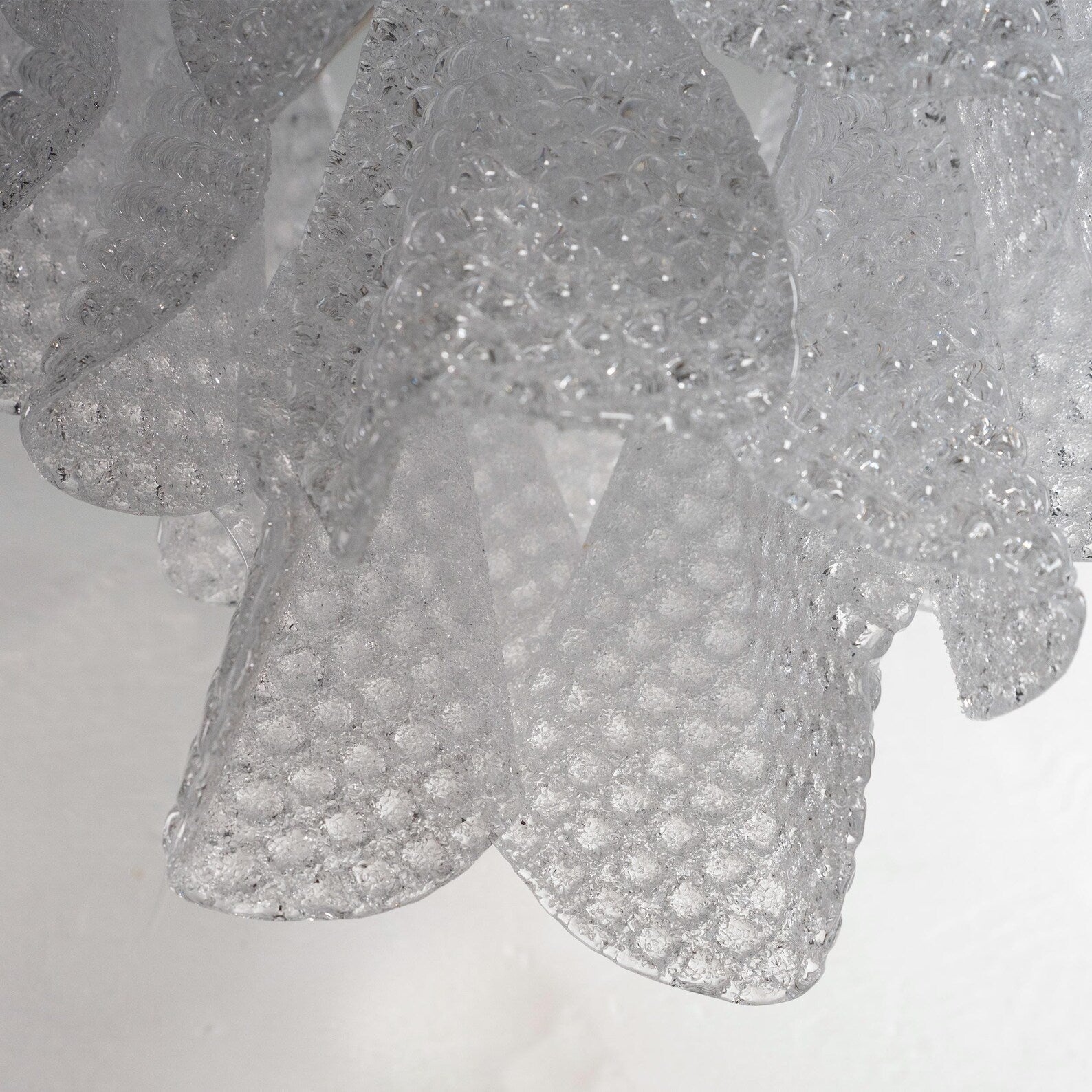 Murano Clear Rondini Chandelier Ø55