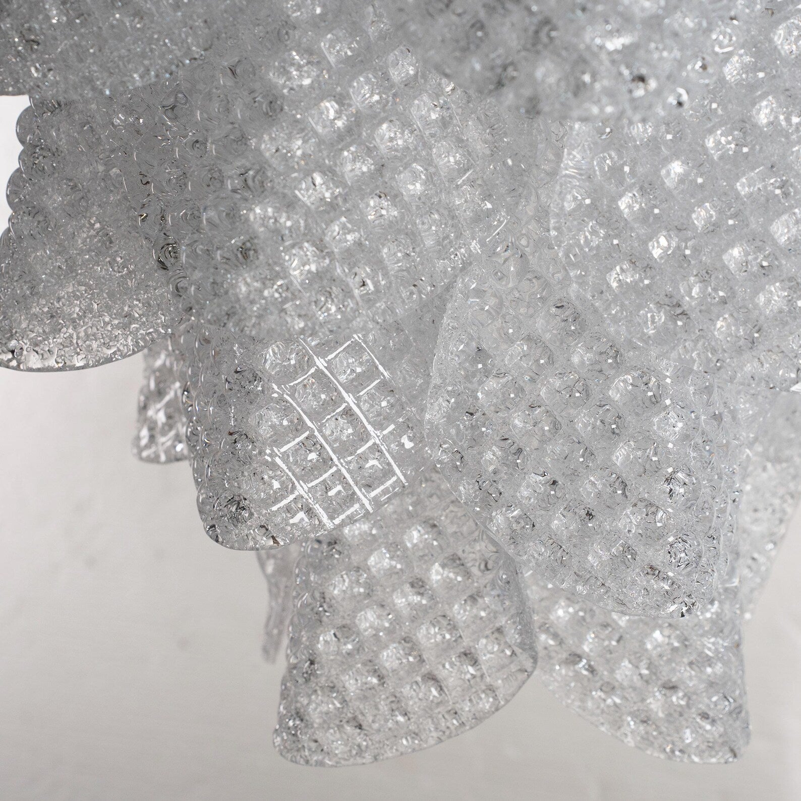 Murano Clear Rondini Chandelier Ø55
