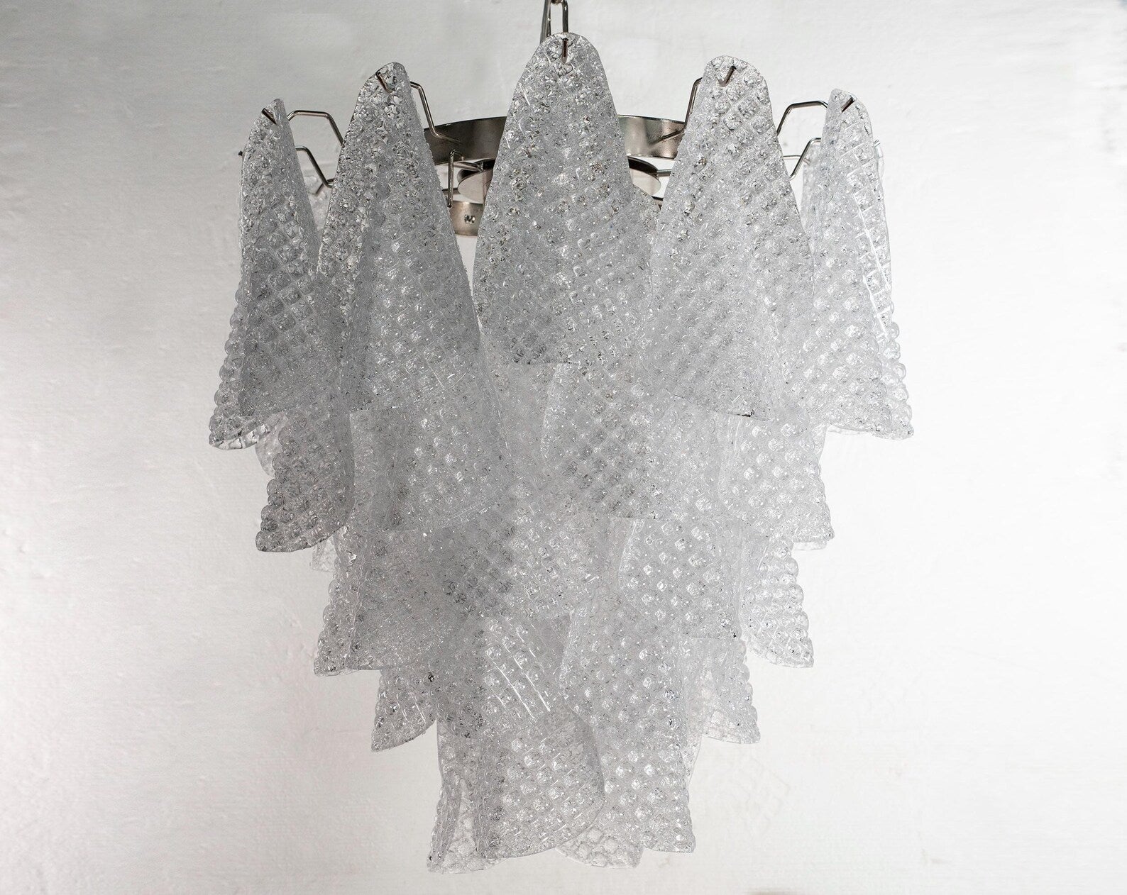 Murano Clear Rondini Chandelier Ø55