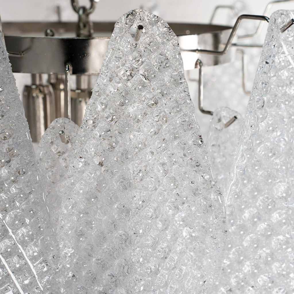 Murano Clear Rondini Chandelier Ø55