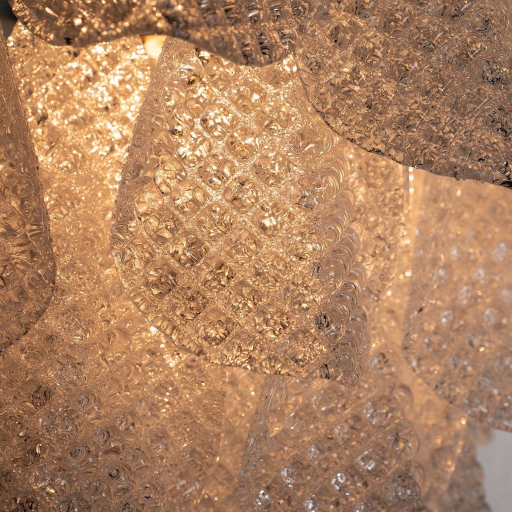 Murano Clear Rondini Chandelier Ø55